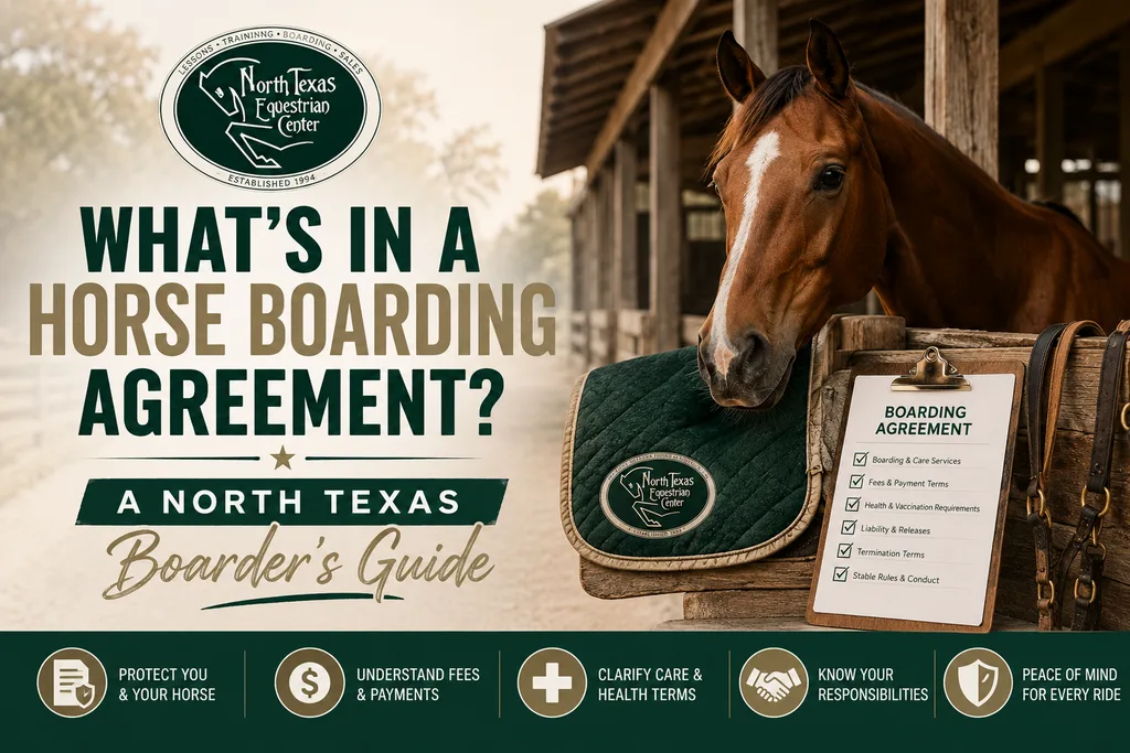 What’s in a Horse Boarding Agreement? A North Texas Boarder’s Guide